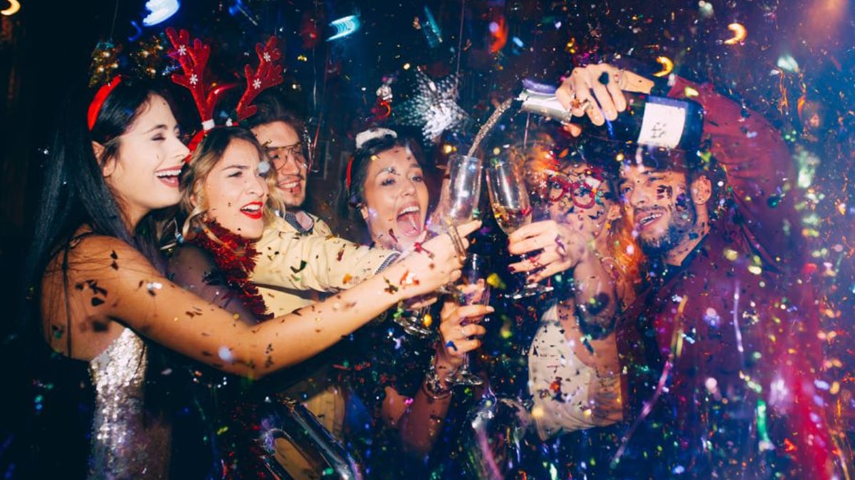 Goa nightclub party