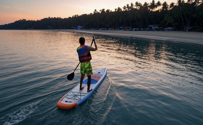 Paddleboarding in Goa