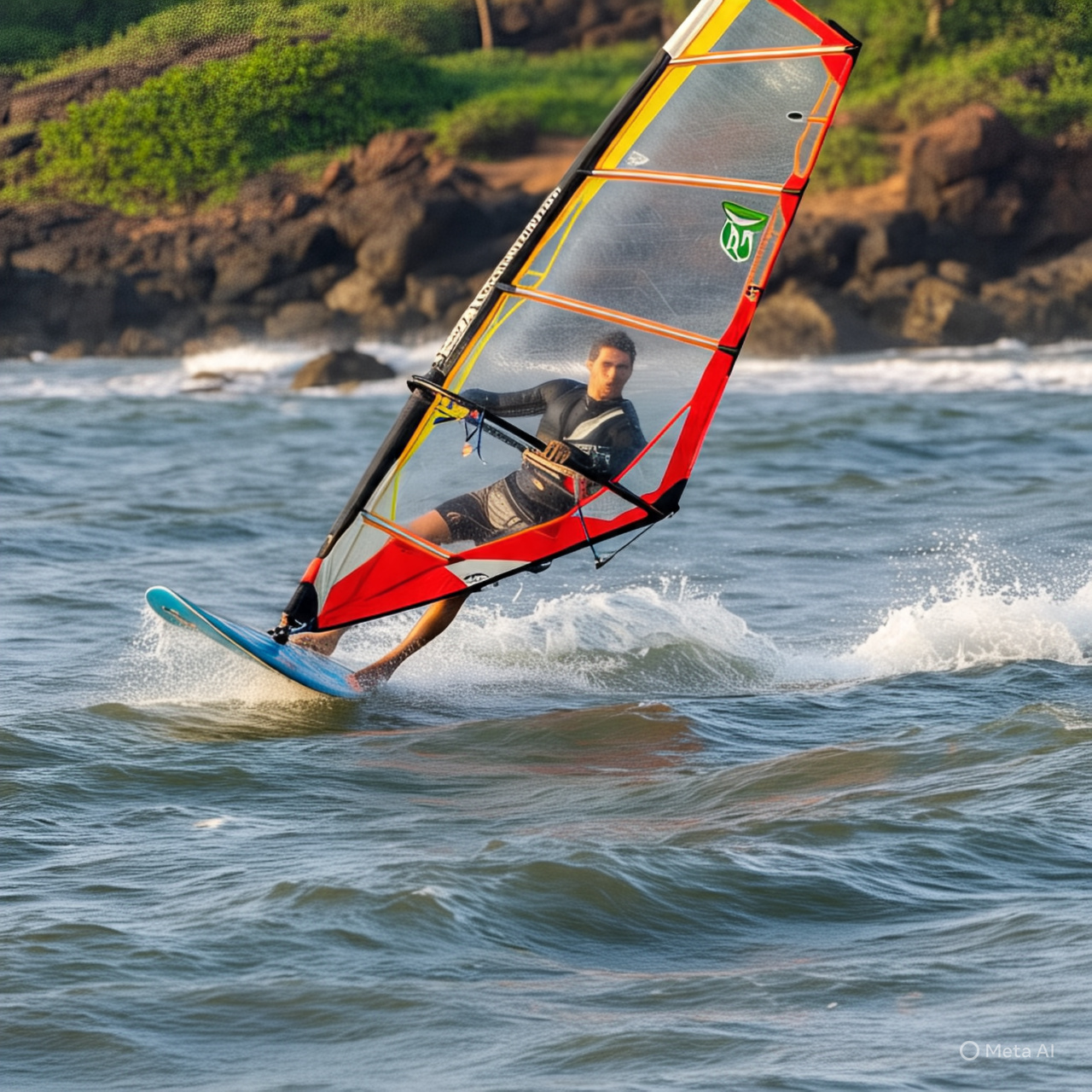Windsurfing in Goa